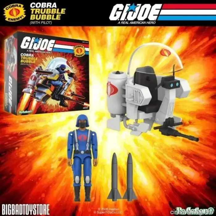 Super7 trae Trubble Bubbles y Ninja Force a G.I. Joe: A Real American Hero ReAction+ series