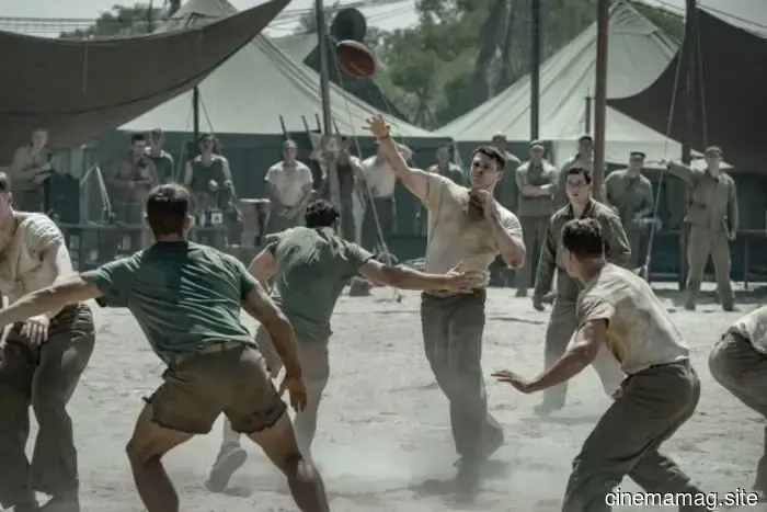 Netflix reveals first look photos from the World War II drama The Mosquito Bowl.