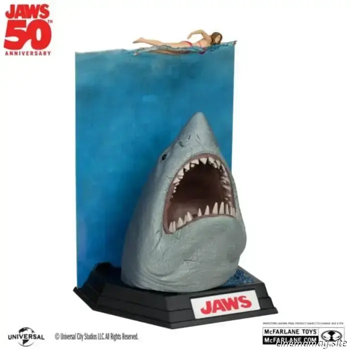 Tiburón se une a la línea coleccionable Movie Maniacs de McFarlane por su 50 aniversario