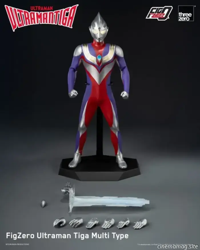Threezero has revealed the sixth scale figure of Ultraman Tiga Multi Type from the FigZero Series.