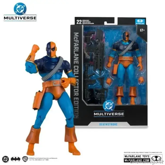 Figuras de Deathstroke, Mirror Master y Metron del DC Multiverse presentadas por McFarlane Toys