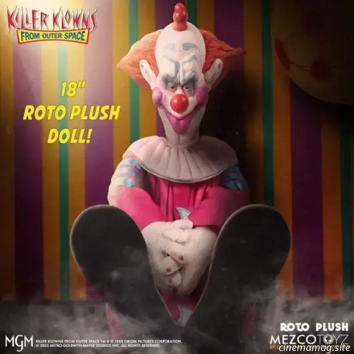 Slim lancia la collezione Roto Plush «Killer Klowns from Outer Space» di Mezco Toyz.