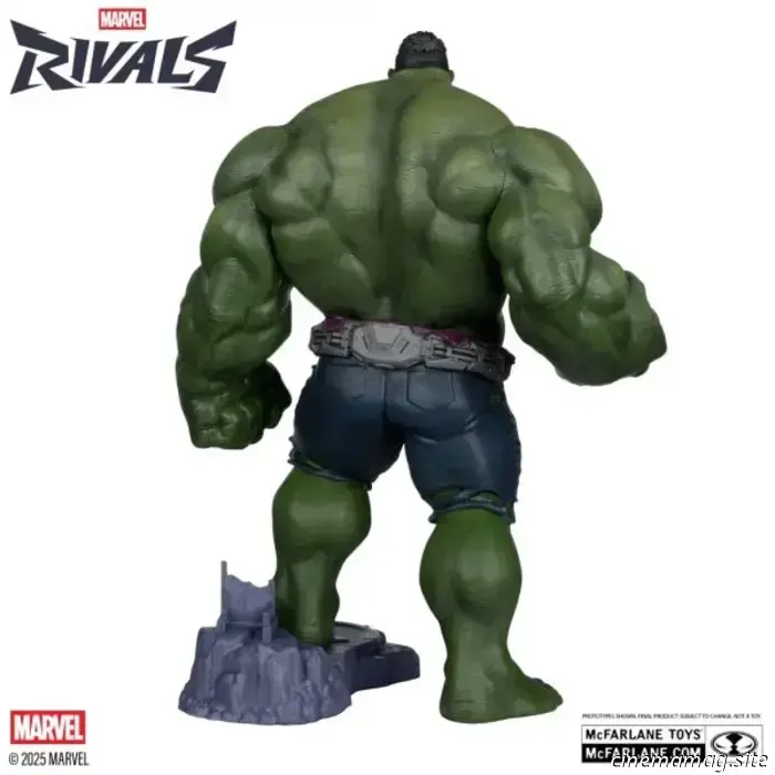 McFarlane Toys presentó las figuras coleccionables de Hulk y Venom de Marvel Rivals.