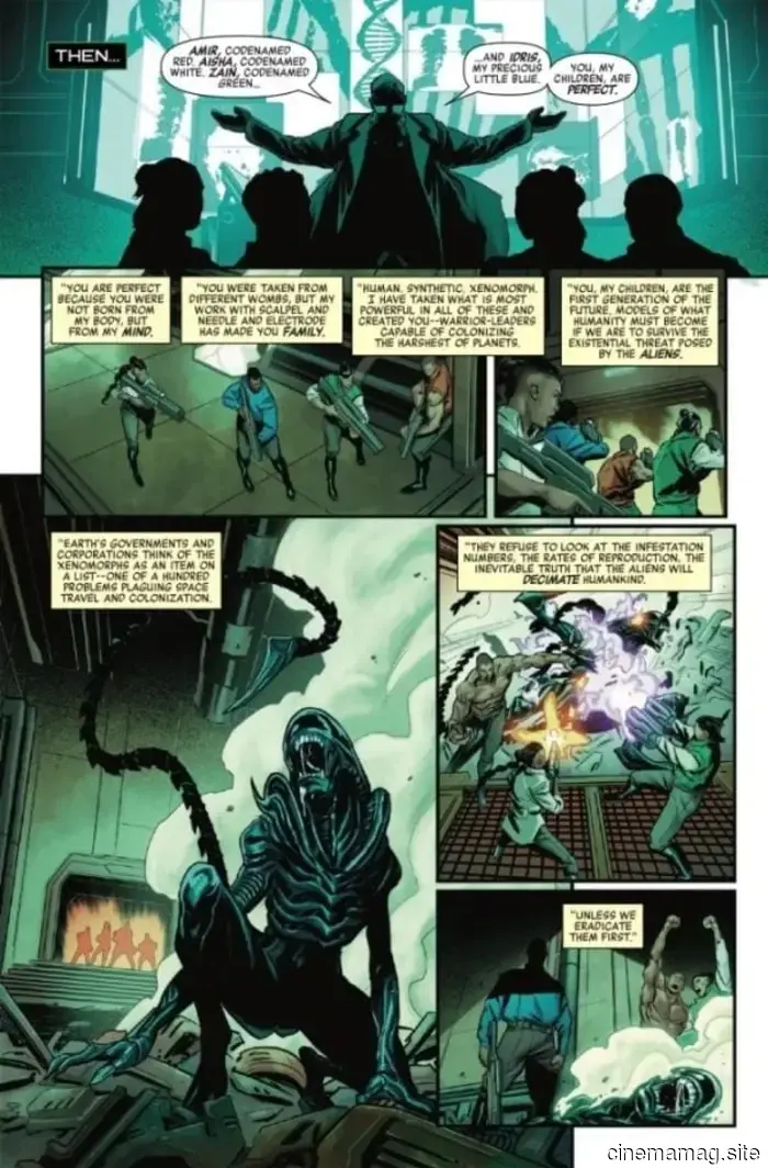 Vista previa del cómic – Alien: Rey Asesino #4