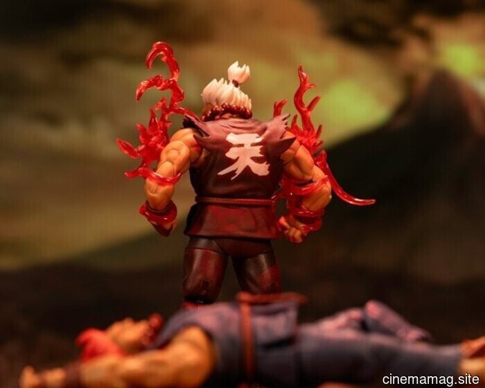 Jada Toys introduces the Ultra Street Fighter II Akuma (Player 2) and 'You Lose' accessory set as exclusives for SDCC.
