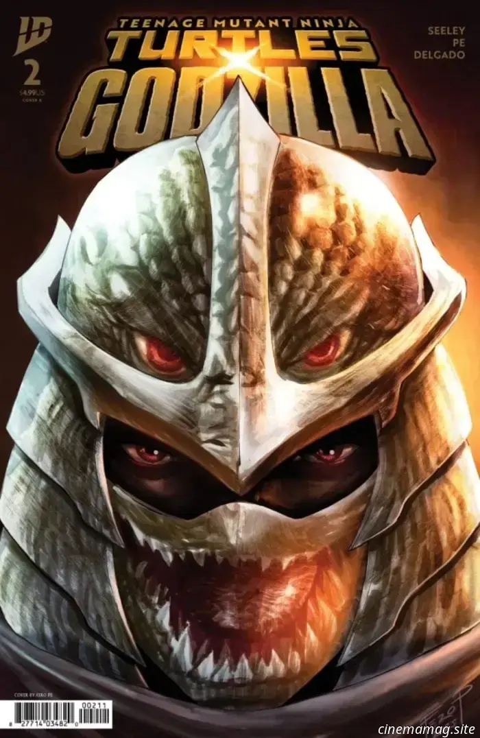 Анонс комикса — Черепашки-ниндзя x Годзилла №2