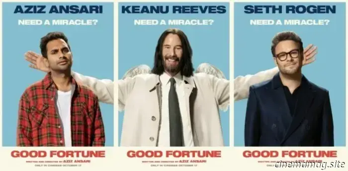 Aziz Ansari's Good Fortune is graced with a collection of character posters.