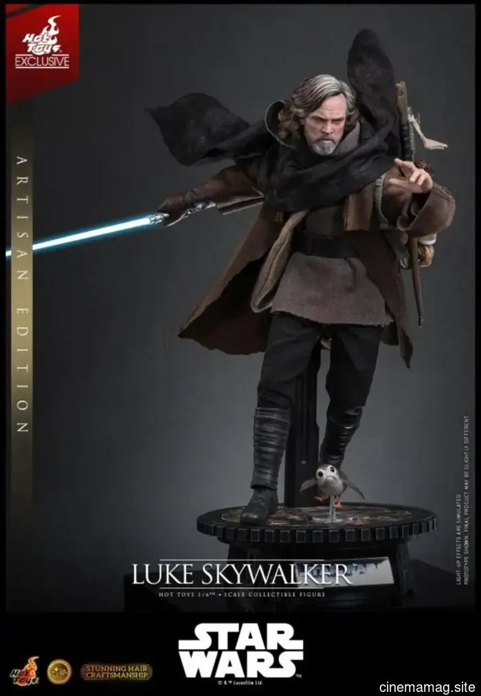Hot Toys revela la figura de sexta escala Artisan Edition de Luke Skywalker de Star Wars: Los Últimos Jedi.