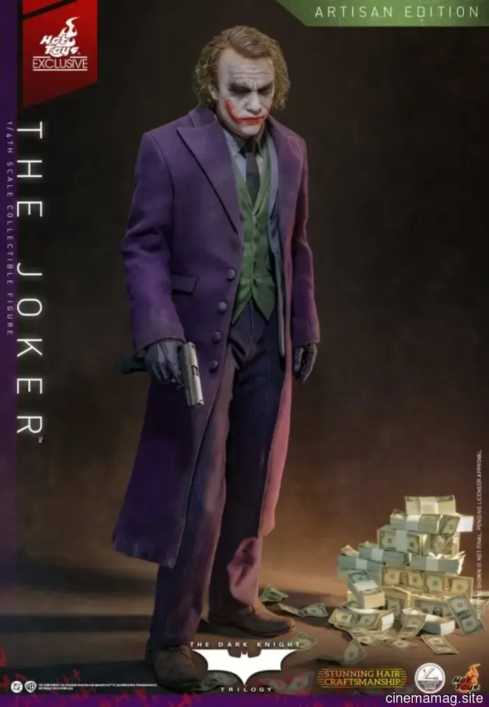 Hot Toys reveals a quarter scale collectible figure of The Joker from The Dark Knight.