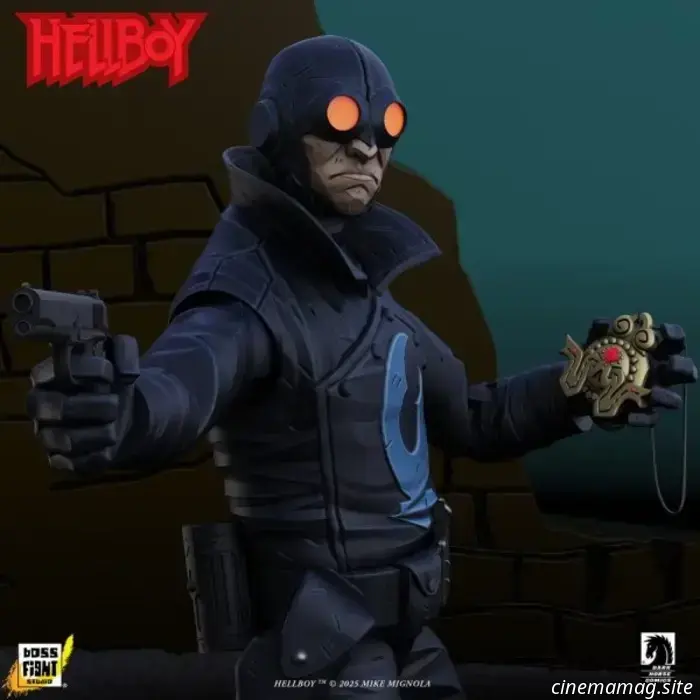 Boss Fight Studio unveils a new line of action figures featuring Hellboy, Lobster Johnson, and Gruagach.