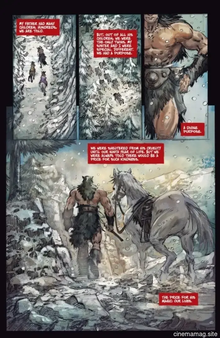 Vista previa del cómic – Fuego y Hielo: Darkwolf #1