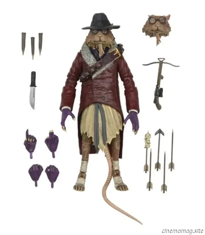 NECA Universal Monsters x Teenage Mutant Ninja Turtles mash-up figure reimmaginare Shredder e Splinter come Dracula e Van Helsing