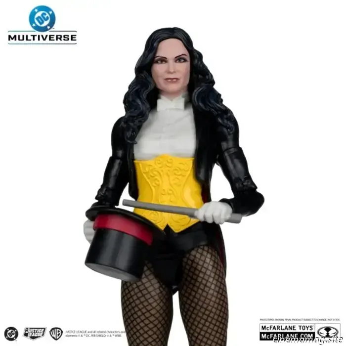 McFarlane Toys has revealed new DC Multiverse figures featuring Zatanna, Detective Chimp, Professor Pyg, Elongated Man, Cosmic Boy, and Blackhawk.