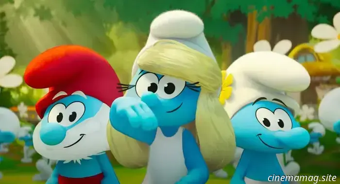 Everything Matches with Blue in the latest clip and character posters for the Smurfs.