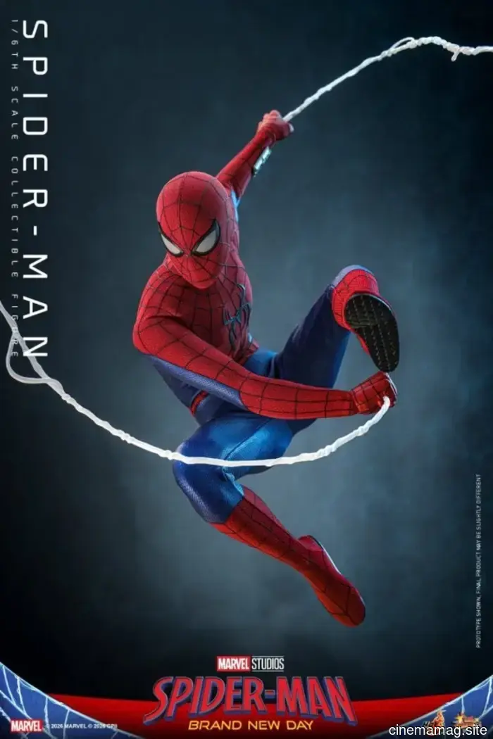Spider-Man: Brand New Day figura de sexta escala presentada por Hot Toys