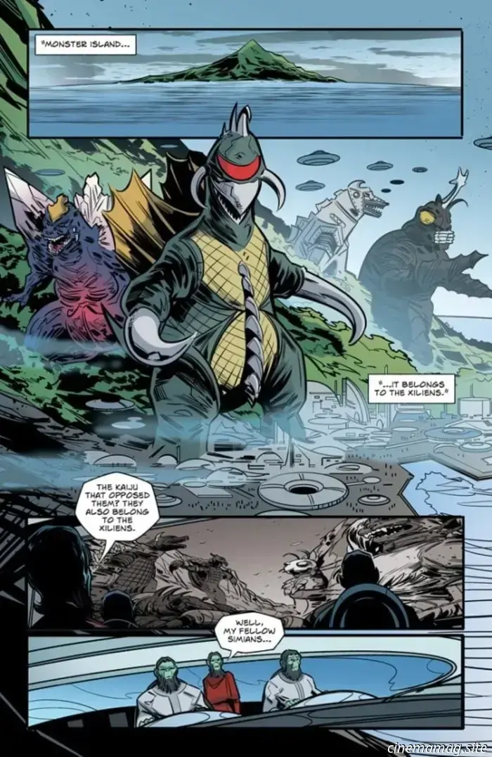 Anteprima del fumetto – Godzilla: Qui ci sono alieni #5