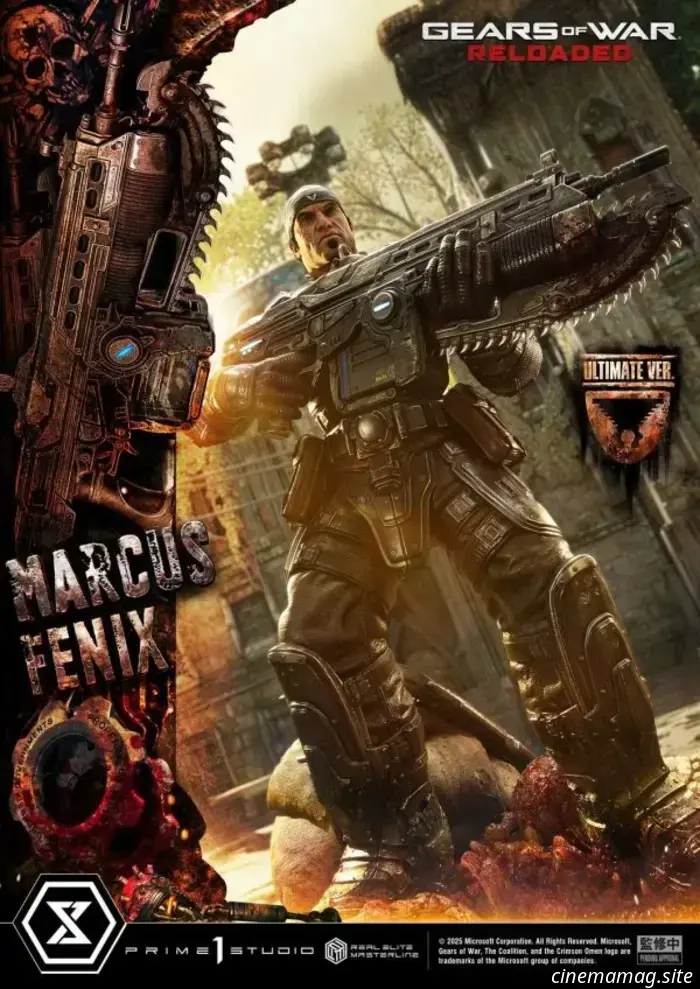 Gears of War: Reloaded: la statua da collezione Marcus Fenix Real Elite Masterline svelata da Prime 1 Studio