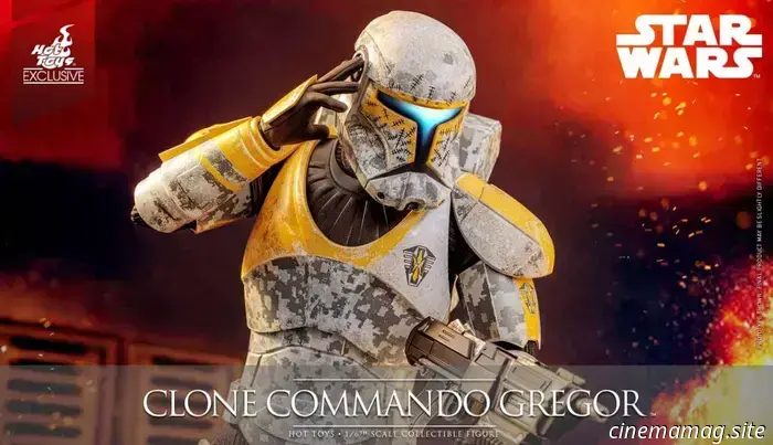 El Soldado Clonado Gregor se une a la colección de figuras de acción de escala 1:6 de Star Wars de Hot Toys.