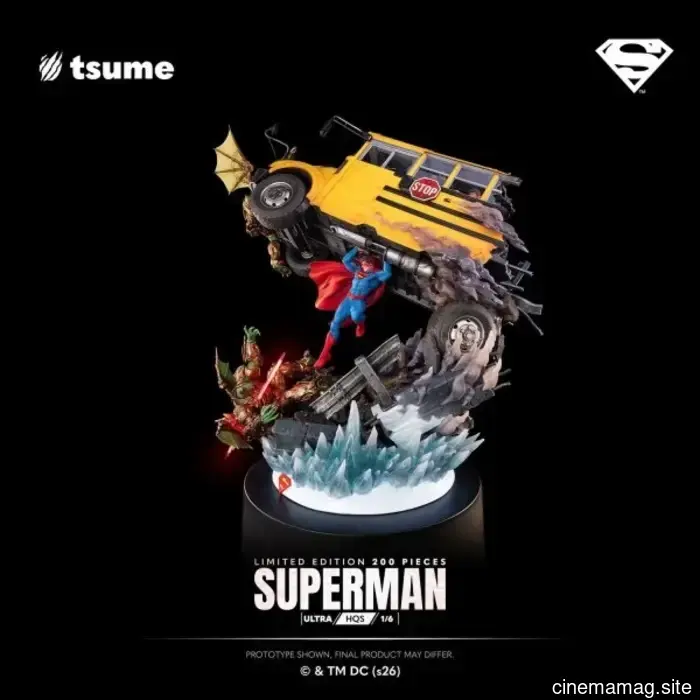 Tsume Art presenta la estatua coleccionable Ultra HQS de Superman inspirada en Jim Lee.