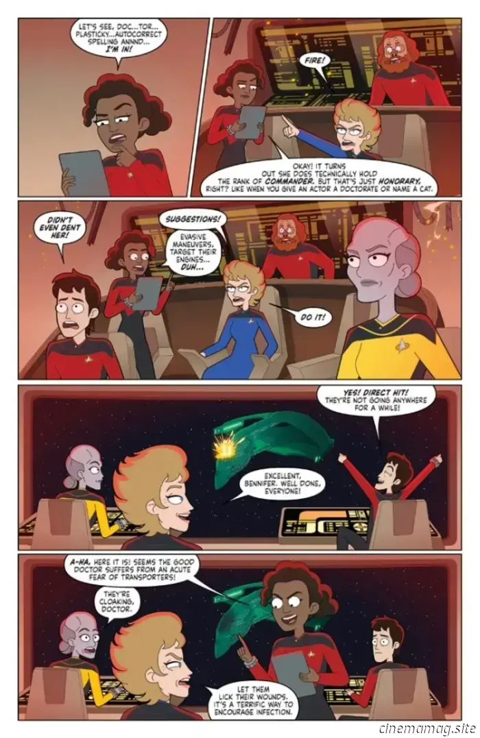 Star Trek: Lower Decks #8-Anteprima dei fumetti