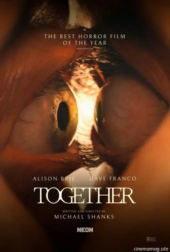 New horror movie trailer for Together featuring Dave Franco and Alison Brie.