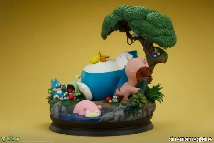 Sideshow presenta la estatua coleccionable diorama de Pokémon Snorlax