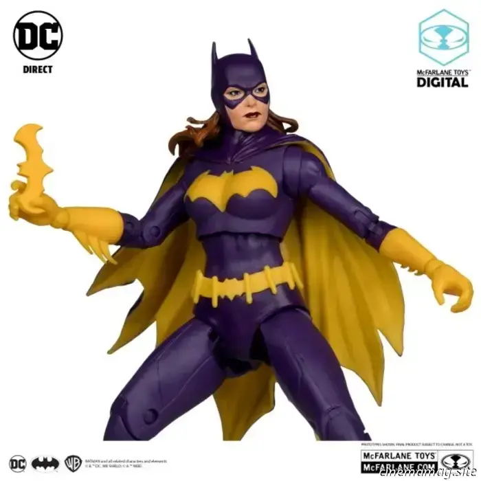 McFarlane Toys reveals new DC Direct figures of Batgirl, Blackfire, Man-Bat, and Red Tornado.