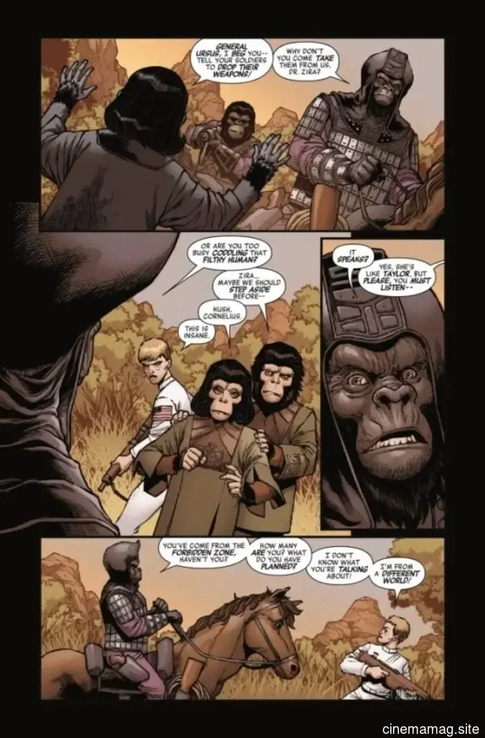 Comic Book Sneak Peek – Predator vs. the Planet of the Apes #2