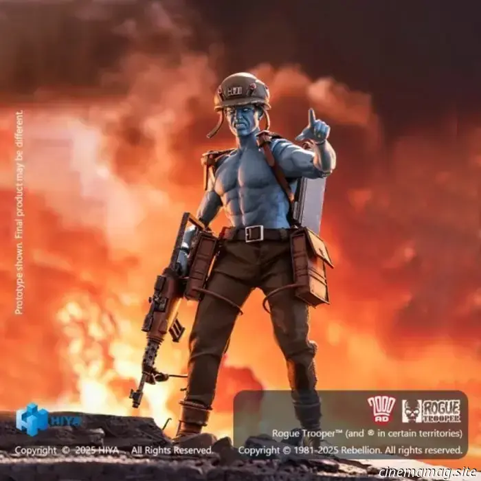 Hiya Toys aggiunge Rogue Trooper alla sua linea di action figure Exquisite Super Series.
