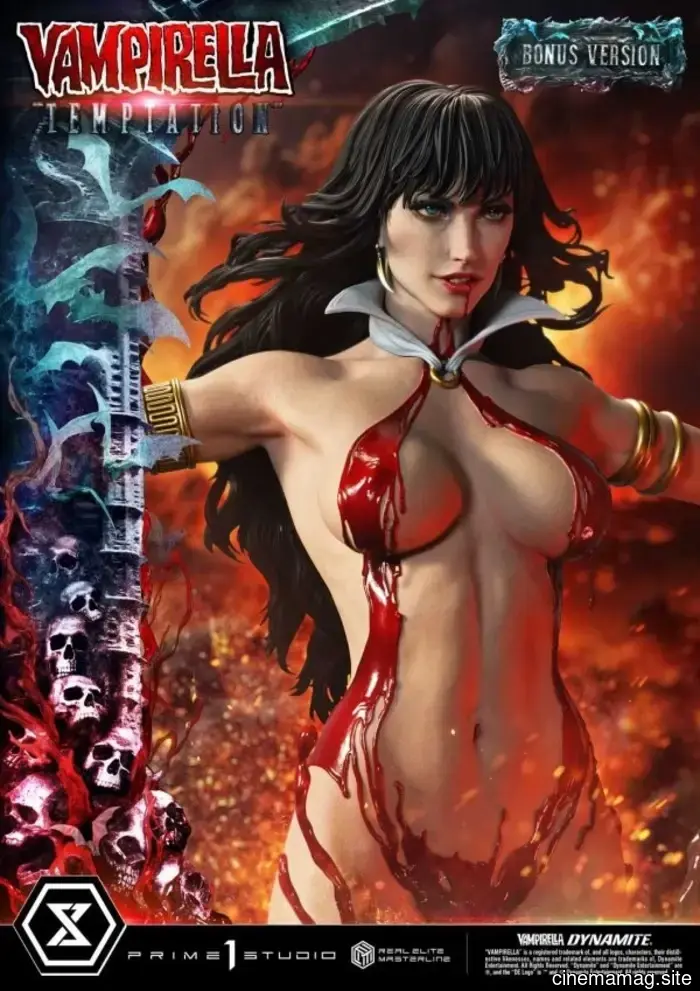 Estatua Vampirella “Tentación” de la línea Real Elite Masterline desatada por Prime 1 Studio