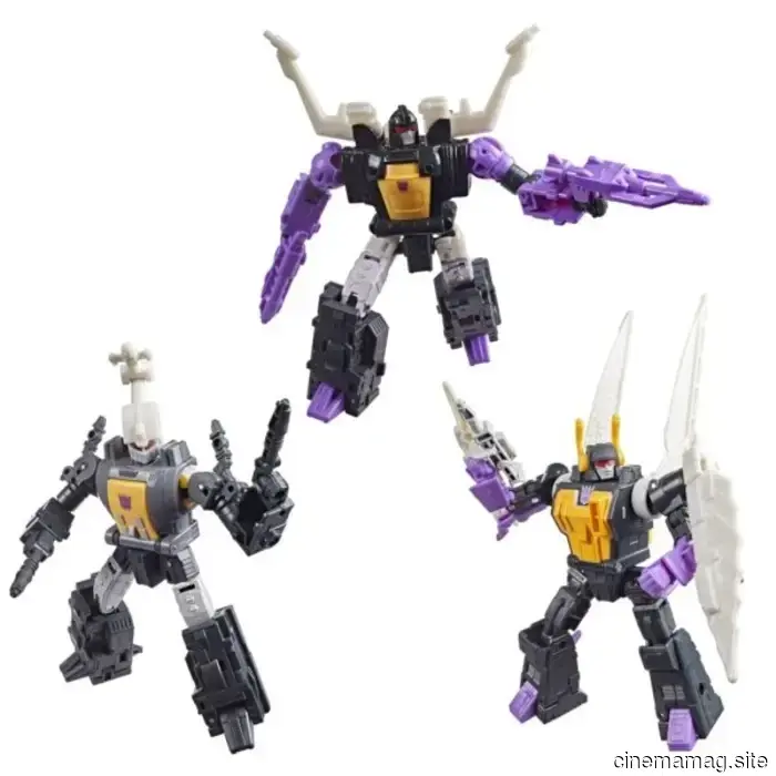 Hasbro has unveiled the Studio Series versions of Starscream, Prowl, and the Insecticons from The Transformers: The Movie.