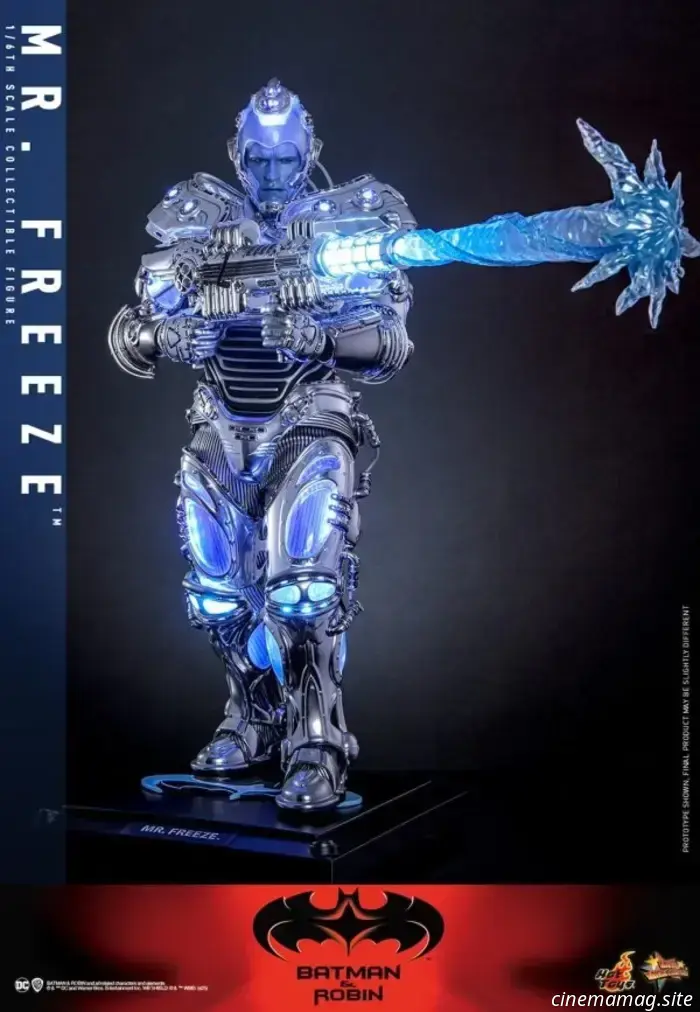 Arnold Schwarzenegger's Mr. Freeze is now part of Hot Toys' sixth scale figure collection for Batman & Robin.