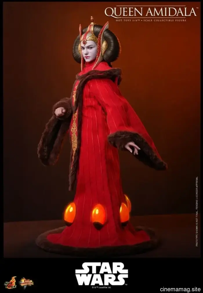 Hot Toys presenta la figura a escala sexta de la Reina Amidala de Star Wars: Episodio I – La Amenaza Fantasma.