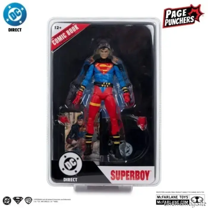 Wonder Woman y Superboy se unen a la línea DC Page Punchers de McFarlane con nuevas figuras