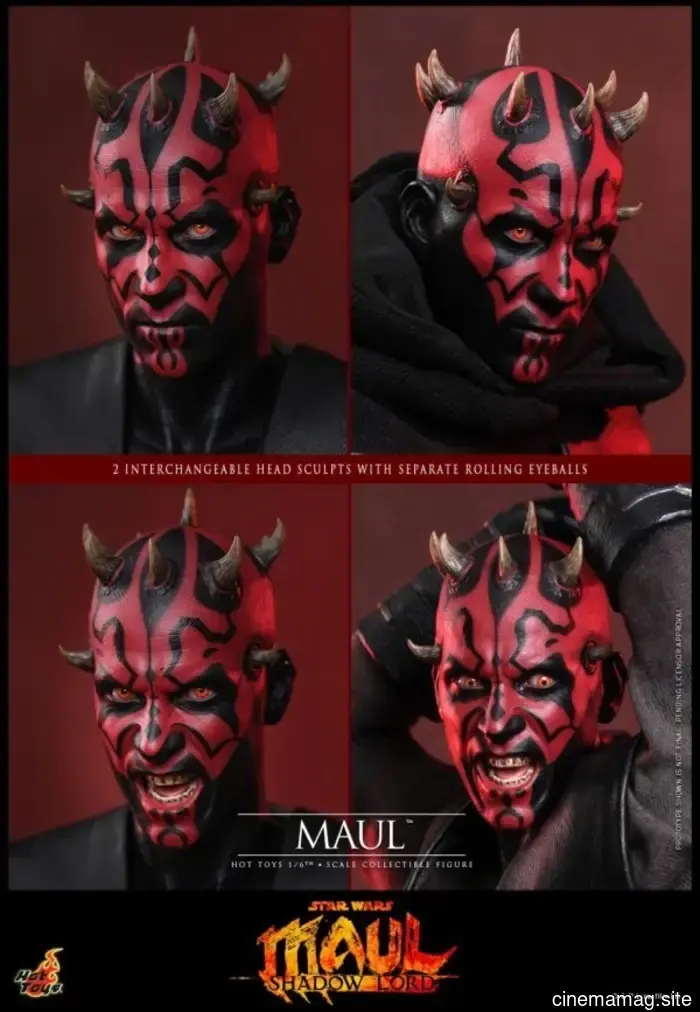 Hot Toys has revealed a sixth scale figure of Maul from Star Wars: Maul – Shadow Lord.