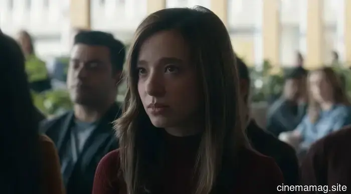 Il whistleblower di Mikey Madison affronta Mark Zuckerberg di Jeremy Strong nel trailer di The Social Reckoning.