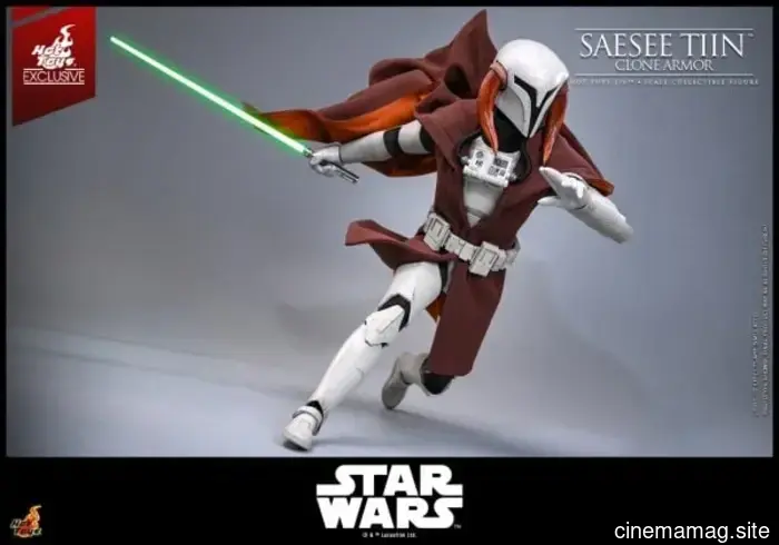 Hot Toys has unveiled a sixth scale figure of Saesee Tiin and Clone Commando Sev from Star Wars: The Clone Wars.
