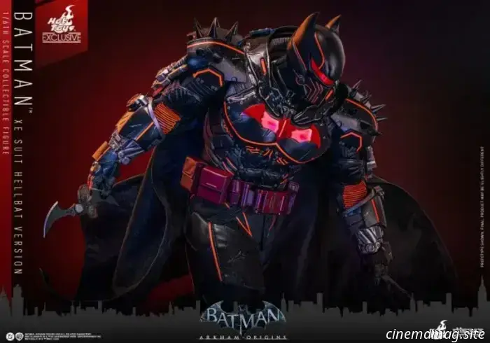Hot Toys svela la figura in scala 1/6 di Batman: Arkham Origins nella versione Hellbat della tuta XE