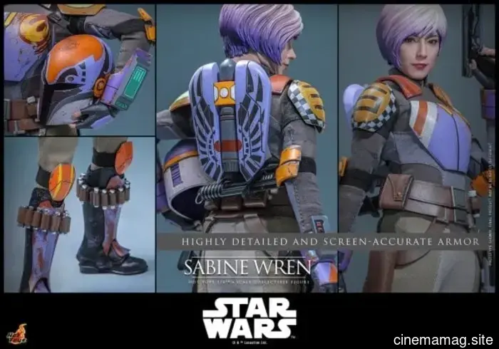 Hot Toys has released new sixth scale figures of Sabine Wren and Ezra Bridger from Star Wars Rebels.