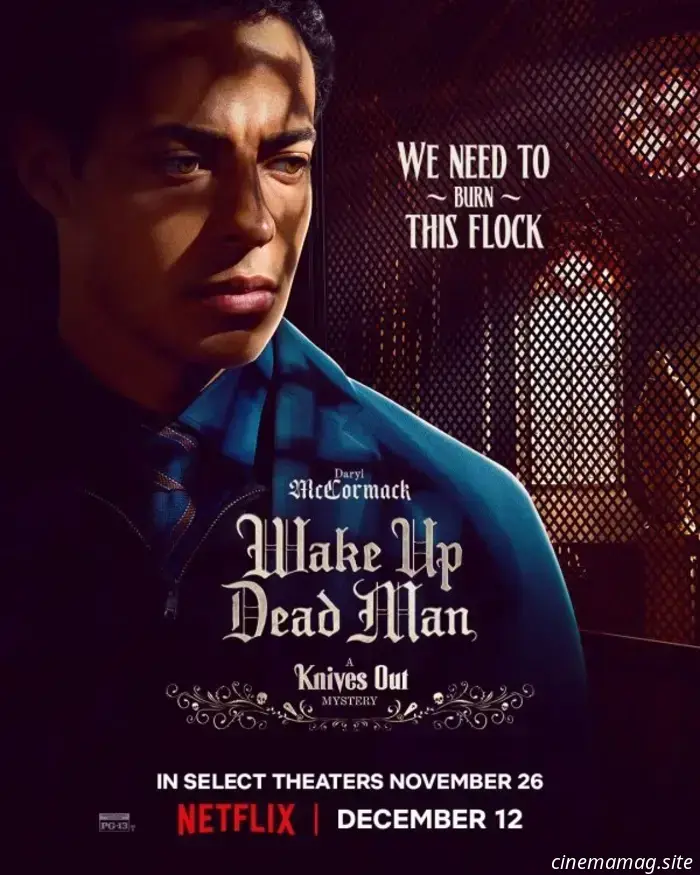 Wake Up Dead Man: A Knives Out Mystery features character posters that showcase the suspects.