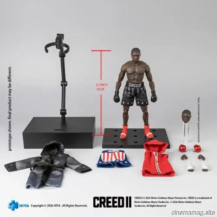 Крид II: Адонис Крид присоединяется к коллекции Exquisite Super Series от Hiya Toys по мотивам Рокки