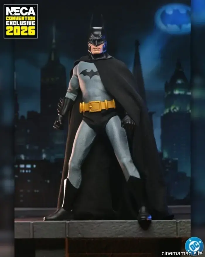 NECA honors the Dark Knight with a classic Batman action figure exclusive to conventions.