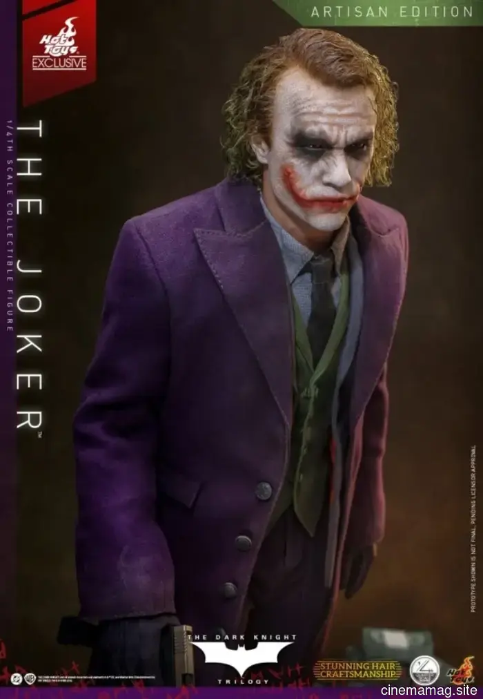 Hot Toys reveals a quarter scale collectible figure of The Joker from The Dark Knight.