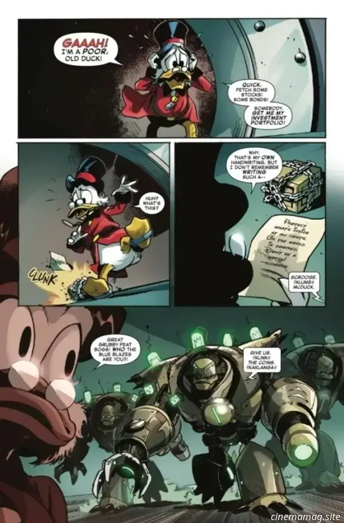 Tío Rico McPato: El pato más poderoso de la Tierra #1 - Avance del cómic