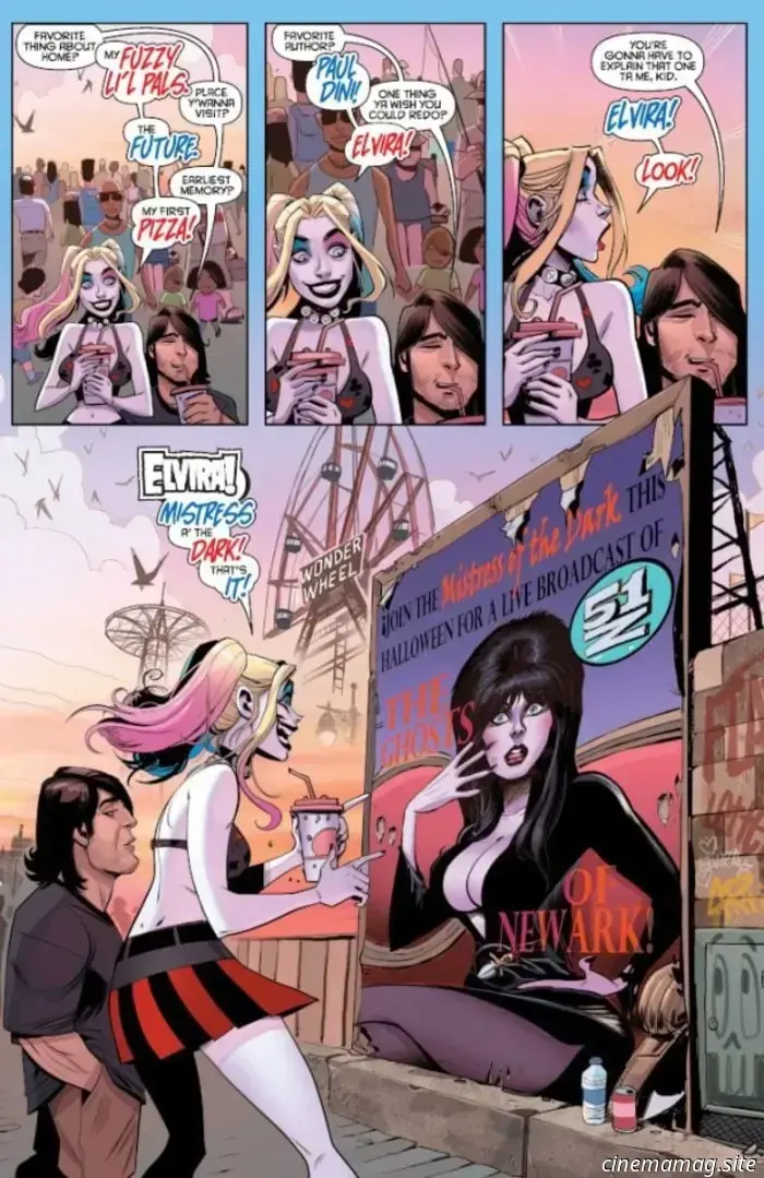 Vista previa del cómic – Harley Quinn X Elvira n.º 1