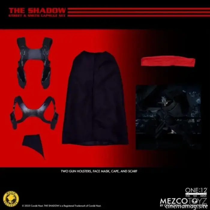 The Shadow becomes part of Mezco Toyz's One:12 Collective series with a sixth scale figure.