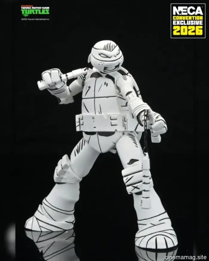 NECA presenta el set de figuras de acción exclusivo de la convención de las Tortugas Ninja 2026.