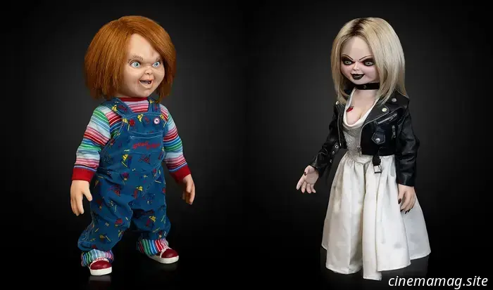 NECA svela le nuove bambole replica a grandezza naturale di Chucky e Tiffany