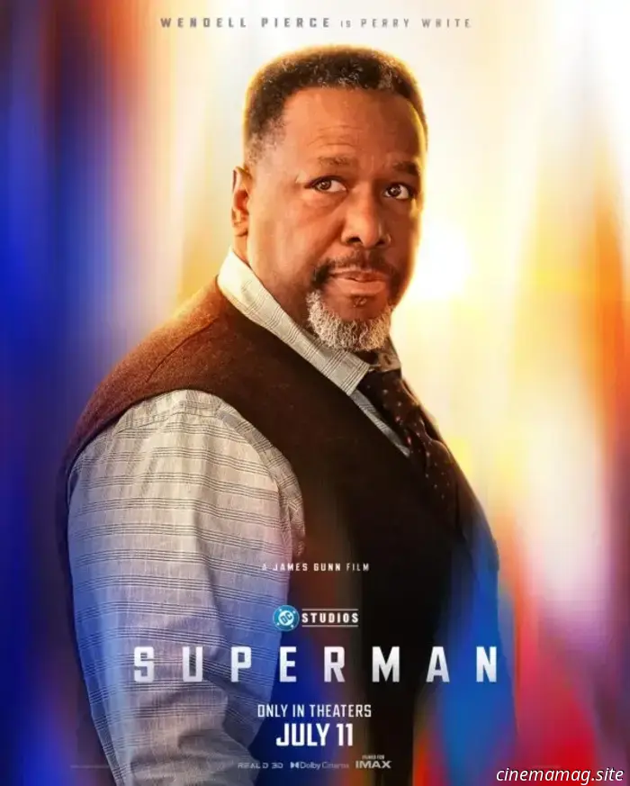Incontra la stampa con i nuovi poster dei personaggi di Superman
