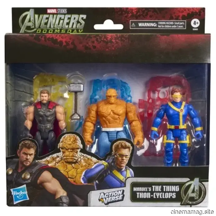 Hasbro has revealed the Marvel’s Avengers: Doomsday Actionverse and Titan Heroes figures.